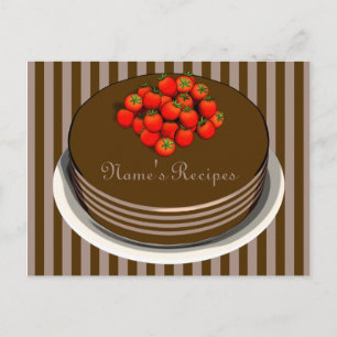 Schokoladenkarte Postkarte