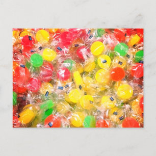 Schokoladenkarte Postkarte