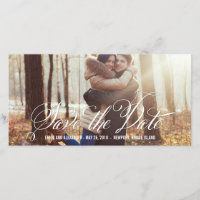 Schokoladenkarte Save the Date Fotokarten