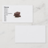 Schokoladenkarte Visitenkarte (Vorne/Hinten)