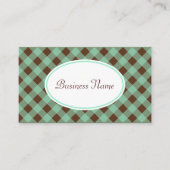 Schokoladenkarte Visitenkarte (Vorderseite)