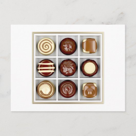 Schokoladenkartoffeln Postkarte (Vorderseite)