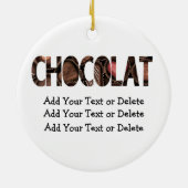 Schokoladenkäsekuchen - SRF Keramik Ornament (Hinten)