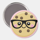 Schokoladenkeks Magnet (Vorderseite/Rückseite)