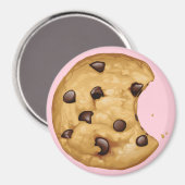 Schokoladenkeks Magnet (Vorderseite/Rückseite)