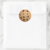 Schokoladenkeks Runder Aufkleber (Tasche)