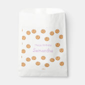 Schokoladenkekse Geburtstagsweiß Geschenktütchen (Vorderseite)