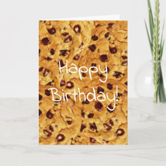 Schokoladenkekse Karte (Vorderseite)