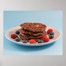 Schokoladenkekse mit Beeren Food Foto