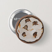 Schokoladenkekse Muster Button (Vorne & Hinten)