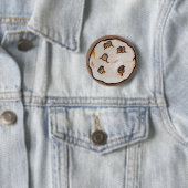 Schokoladenkekse Muster Button (Beispiel)