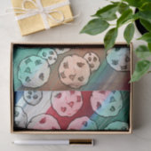 Schokoladenkekse Muster                     Seidenpapier (Geschenk)