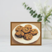 Schokoladenkekse Postkarte (Stehend Vorderseite)