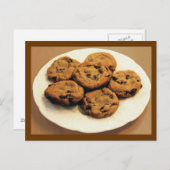 Schokoladenkekse Postkarte (Vorne/Hinten)