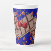 Schokoladenkirschen Milchtasse (Vorderseite)