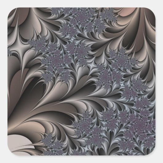 Schokoladenkleber Quadratischer Aufkleber (Vorderseite)