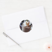 Schokoladenkleber Runder Aufkleber (Umschlag)