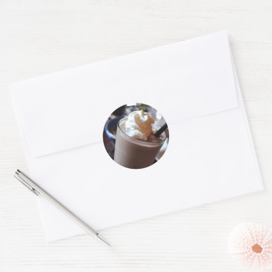 Schokoladenkleber Runder Aufkleber (Umschlag)