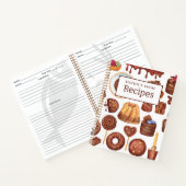 Schokoladenkonfektionen - individualisierbares Rez Notizblock (Innenseite)