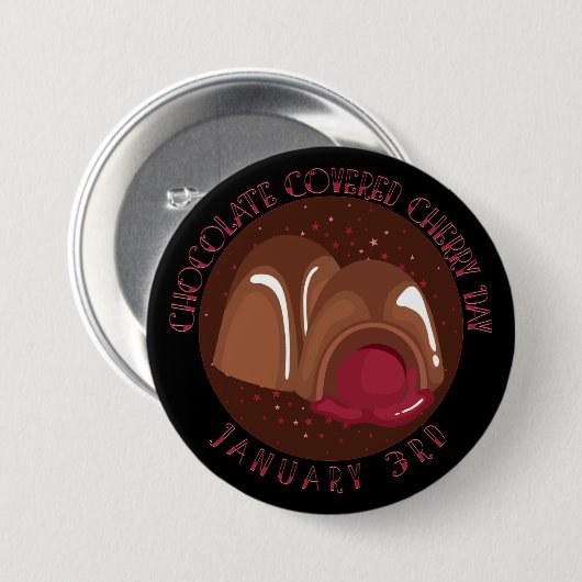 Schokoladenkordiale Button (Vorne & Hinten)