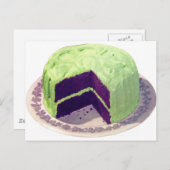 Schokoladenkuchen 1951 postkarte (Vorne/Hinten)