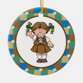 Schokoladenkuchen 1 keramikornament (Vorne)