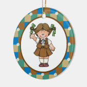 Schokoladenkuchen 1 keramikornament (Links)