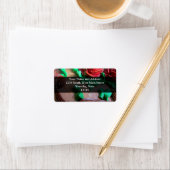 Schokoladenkuchen Adressaufkleber (Insitu)