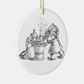 Schokoladenkuchen-Apotheker Keramik Ornament (Rechts)