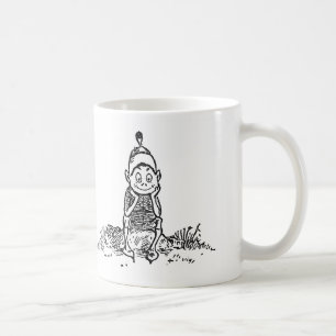 Schokoladenkuchen auf einem Bruch Kaffeetasse