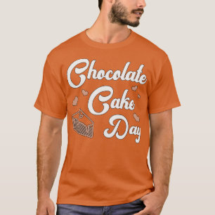 Schokoladenkuchen Dessert Süßes köstlich (1) T-Shirt