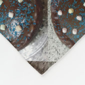 Schokoladenkuchen Fleecedecke (Ecke)