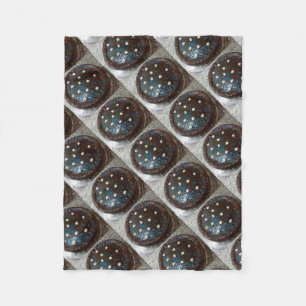 Schokoladenkuchen Fleecedecke