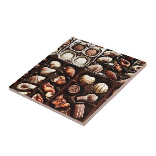 Schokoladenkuchen Fliese (Seite)