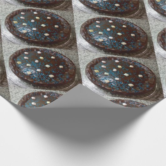 Schokoladenkuchen Geschenkpapier (Ecke)