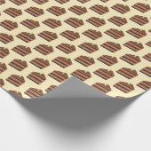 Schokoladenkuchen Geschenkpapier (Ecke)