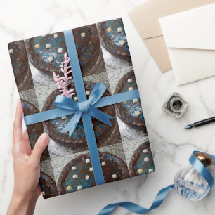 Schokoladenkuchen Geschenkpapier
