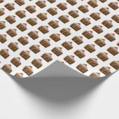 Schokoladenkuchen Geschenkpapier (Ecke)