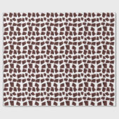 Schokoladenkuchen Geschenkpapier (Flach)