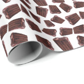 Schokoladenkuchen Geschenkpapier (Rolleneckpunkt)