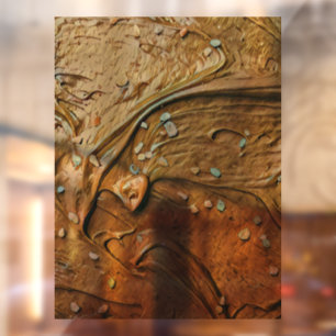 Schokoladenkuchen, geschmolzen fensteraufkleber