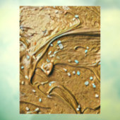 Schokoladenkuchen, geschmolzen fensteraufkleber (Blatt 3)