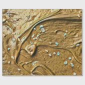 Schokoladenkuchen, geschmolzen geschenkpapier (Flach)