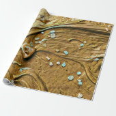 Schokoladenkuchen, geschmolzen geschenkpapier (Ungerollt)