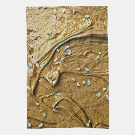 Schokoladenkuchen, geschmolzen geschirrtuch (Vertikal)