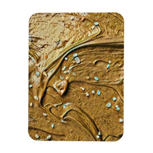 Schokoladenkuchen, geschmolzen magnet (Vertikal)