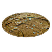 Schokoladenkuchen, geschmolzen schneidebrett (Ecke)