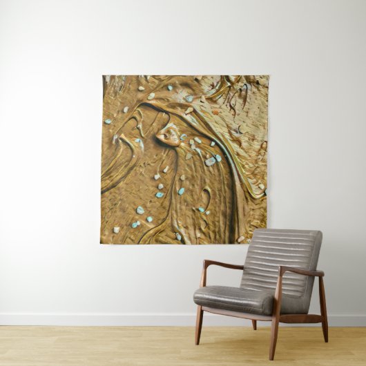 Schokoladenkuchen, geschmolzen wandteppich (Beispiel (Horizontal))