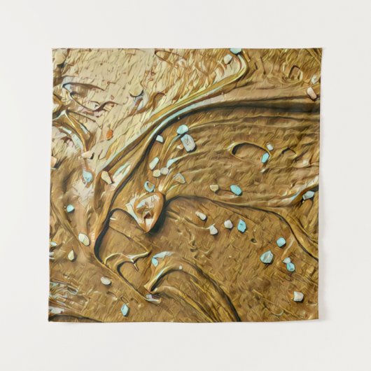 Schokoladenkuchen, geschmolzen wandteppich (Vorderseite)