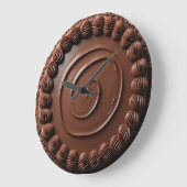 Schokoladenkuchen Große Wanduhr (Winkel)